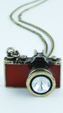 Jewel Vintage Camera Necklace