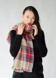 Large Plaid Blanket Scarf