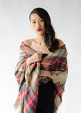 Large Plaid Blanket Scarf