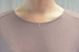 Tiny Glasses Pendant Necklace