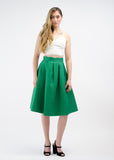 Scalloped High Waist Skirt