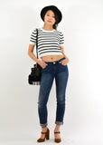 Striped Crop Top