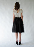 Sparkle Tulle Midi Skirt