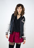 Floral Printed Bomber Jacket