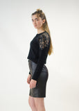 Embroidered Shoulder Sweater