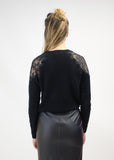 Embroidered Shoulder Sweater
