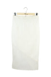 White Stripe Pencil Skirt