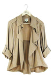 Roll Up Sleeve Open Jacket
