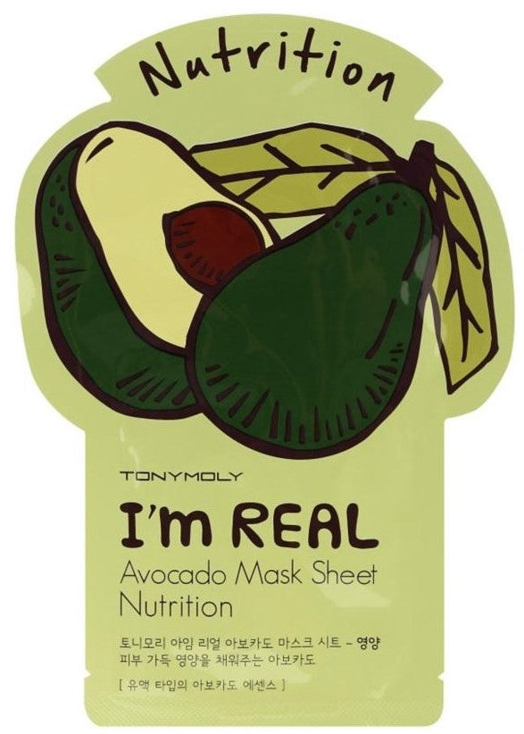 Tony Moly I'm Real Avacado Face Mask