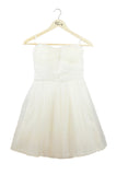 Strapless Ruched Bodice Tulle Dress